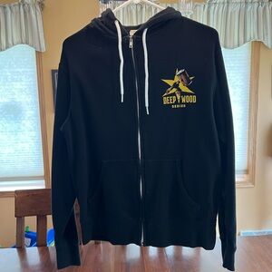 Revolution brewing zip up hoodie